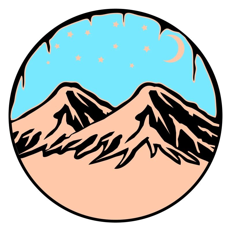 Starry Sky Mountains