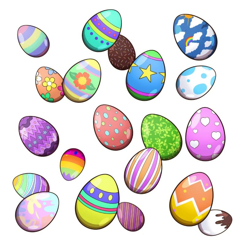 Easter Eggs Muster