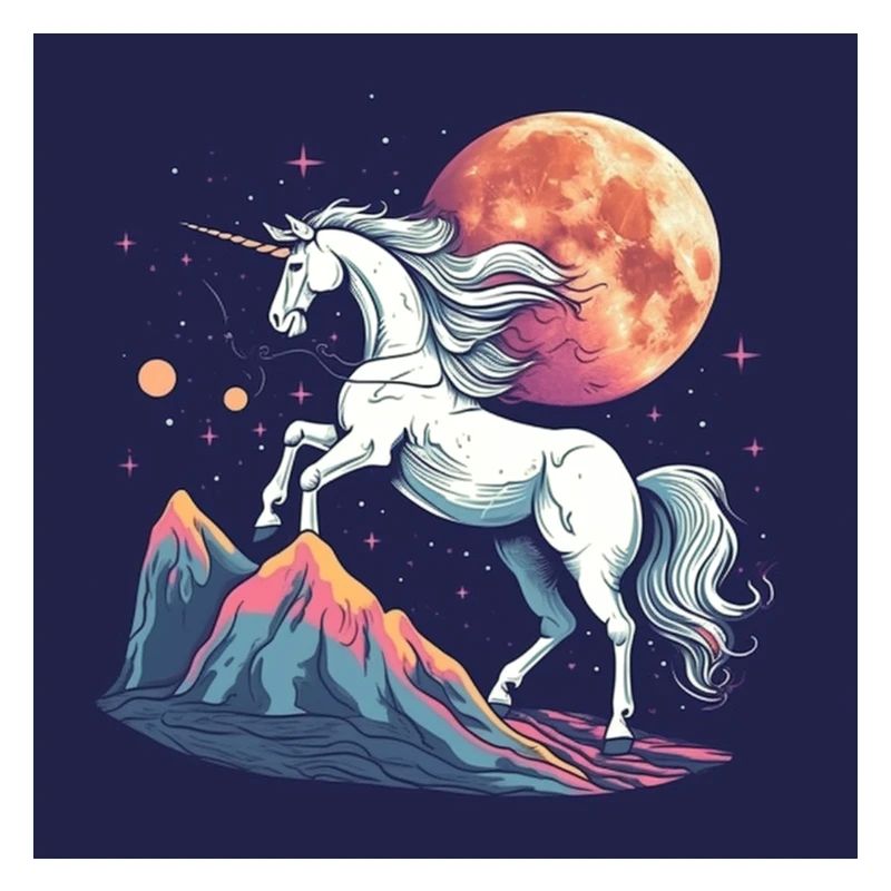 Retro Einhorn