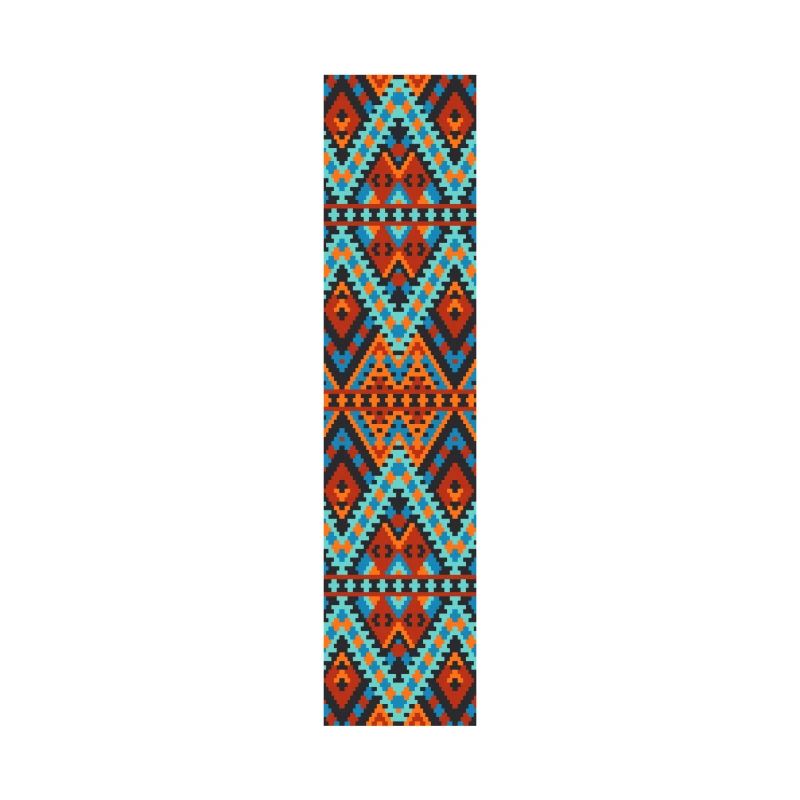 Lettre I- design boho, monogramme coloré