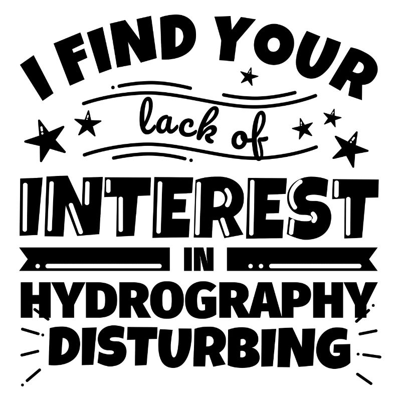 Hydrographie lustiges Geschenk