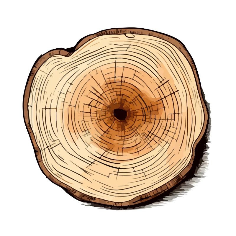 Coupe transversale d'arbre n°3
