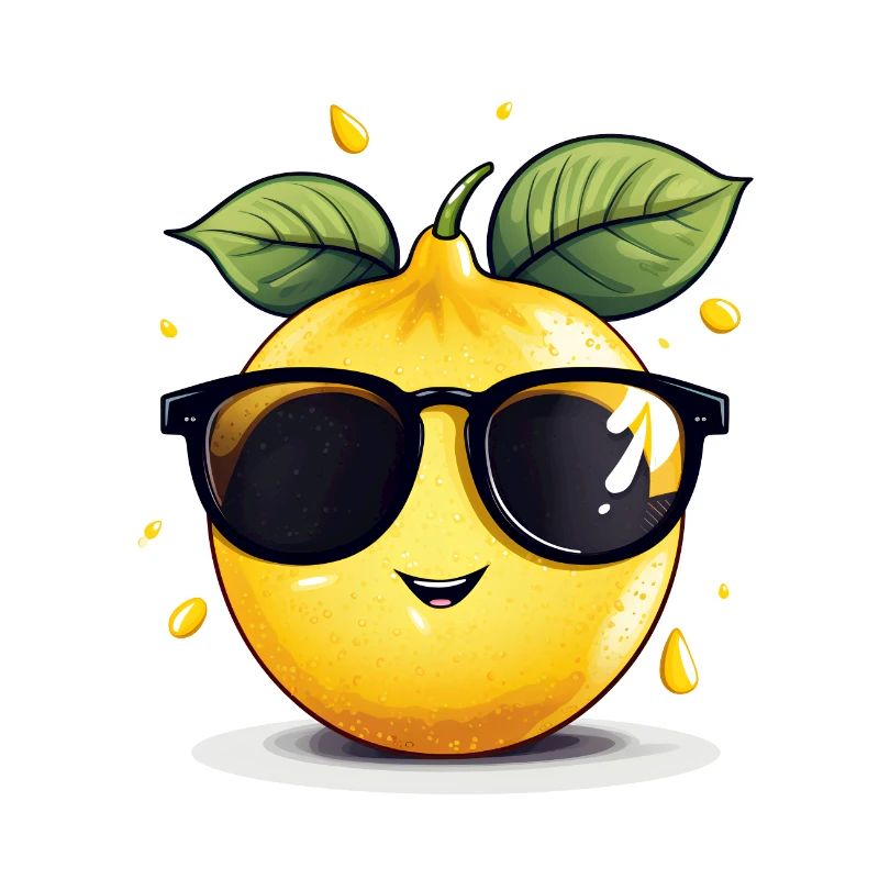 Un citron décontracté