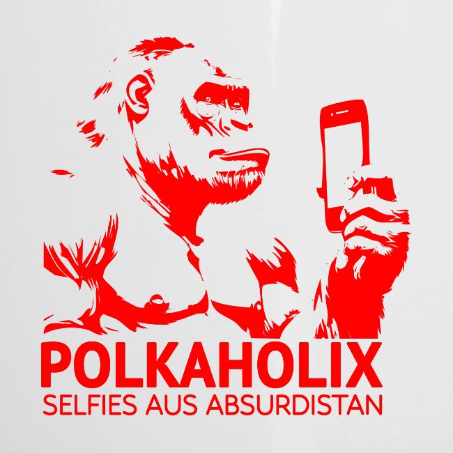 Selfies d’Absurdistan - motif rouge/rouge
