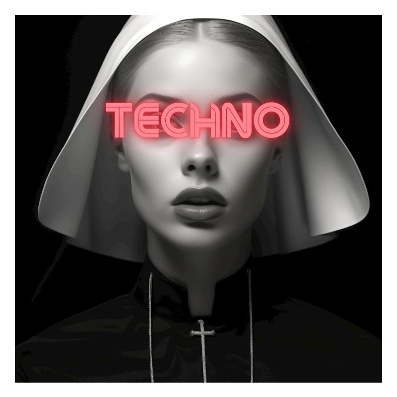 The Techno Nun - Rave Design