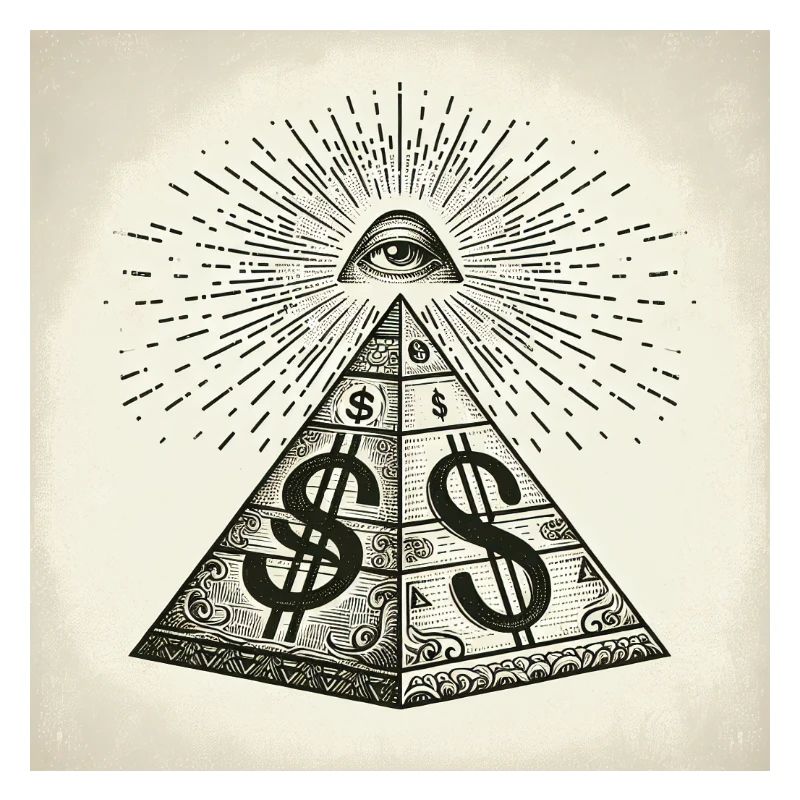 Pyramide mit Auge