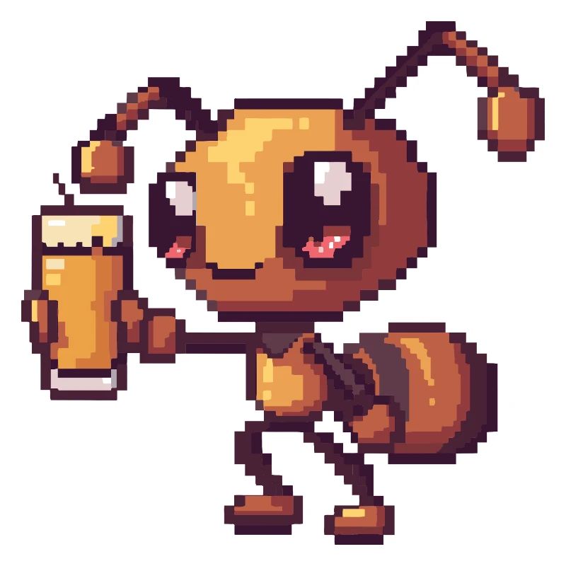 Ameise Pixel Bier