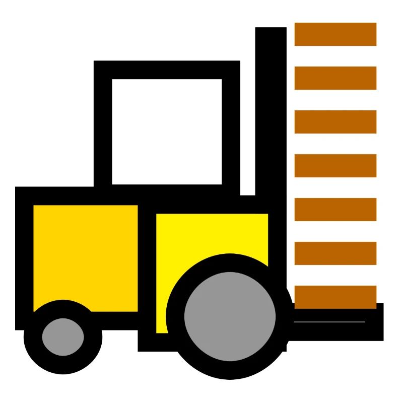 forklift fork lift truck stacker pallet pallet