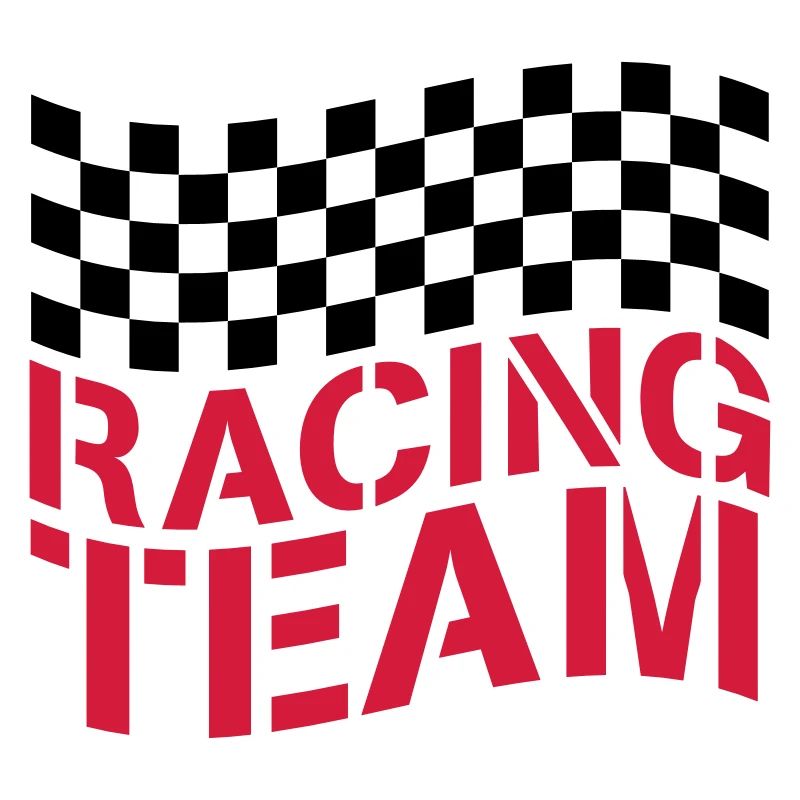 Conception de drapeau Racing Team