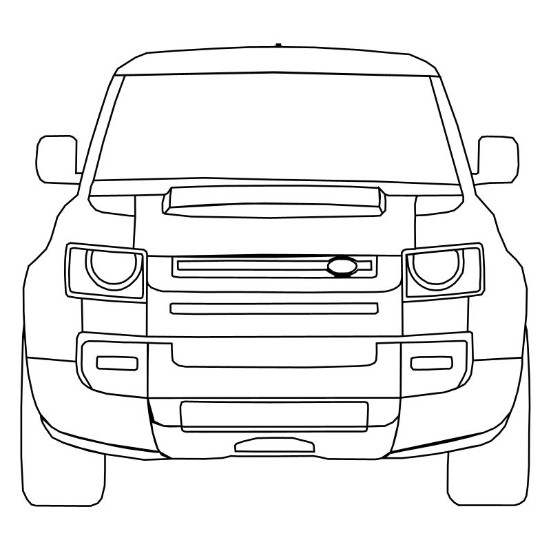 Defender Front - LR - New Defender - 2020