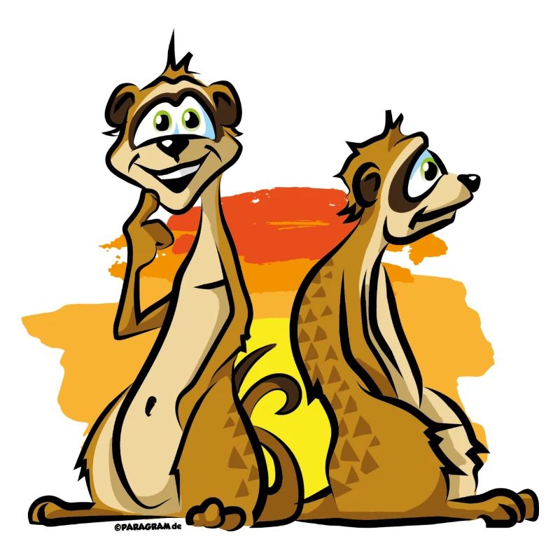 Erdmännchen Afrika Comic Cartoon