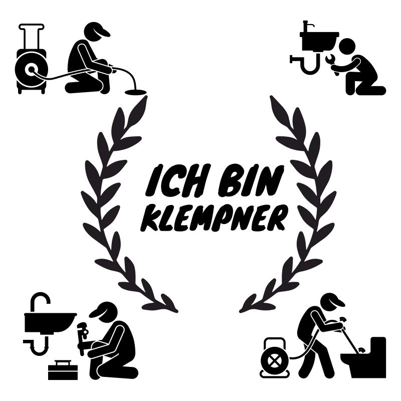 Ich bin Klempner schwarz