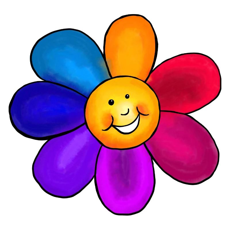 Bunte Blume