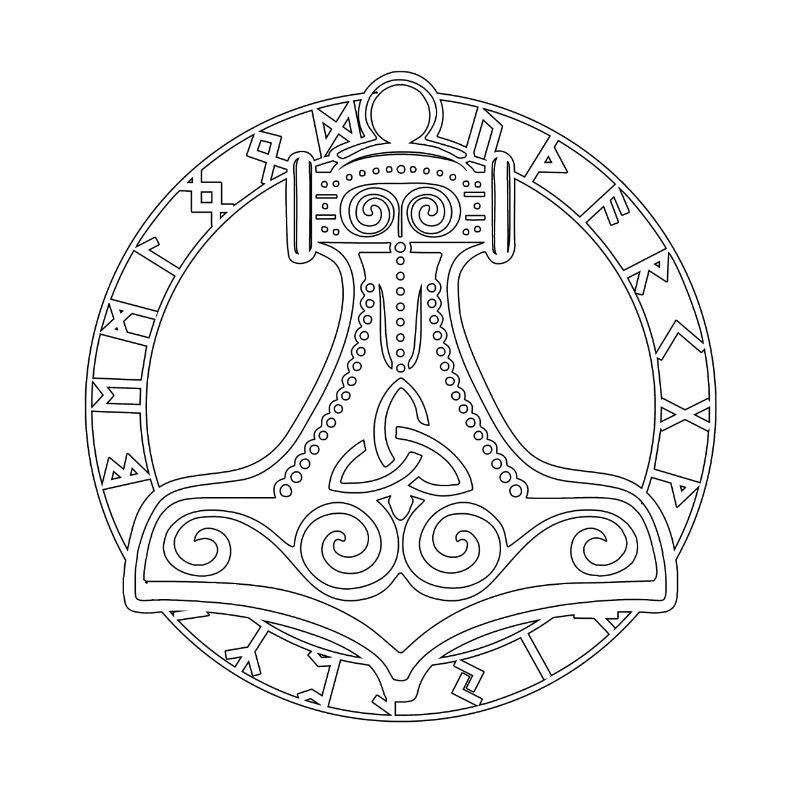 Thors Hammer Runes