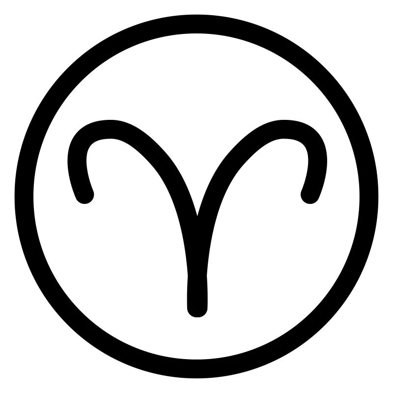 Widder Symbole / Signe du zodiaque