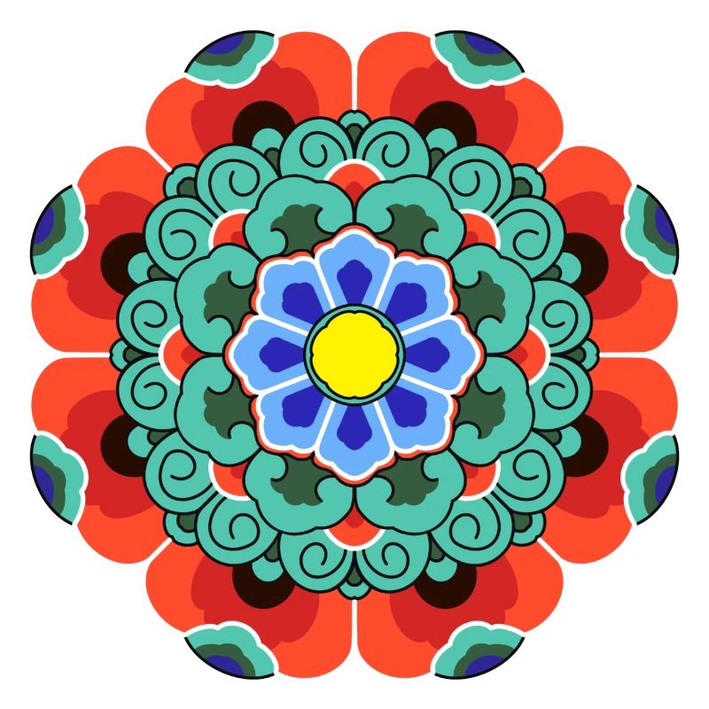 Dancheong 단청 - single