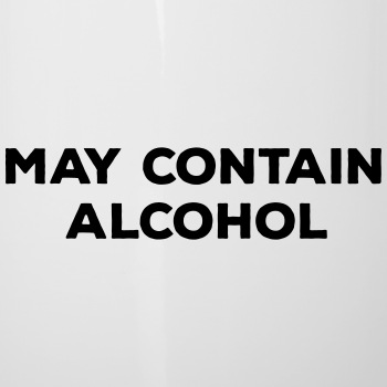 May contain alcohol - Enamel Mug
