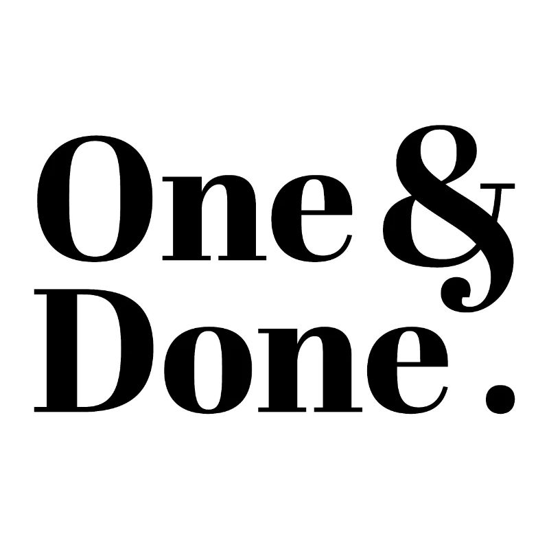One and Done