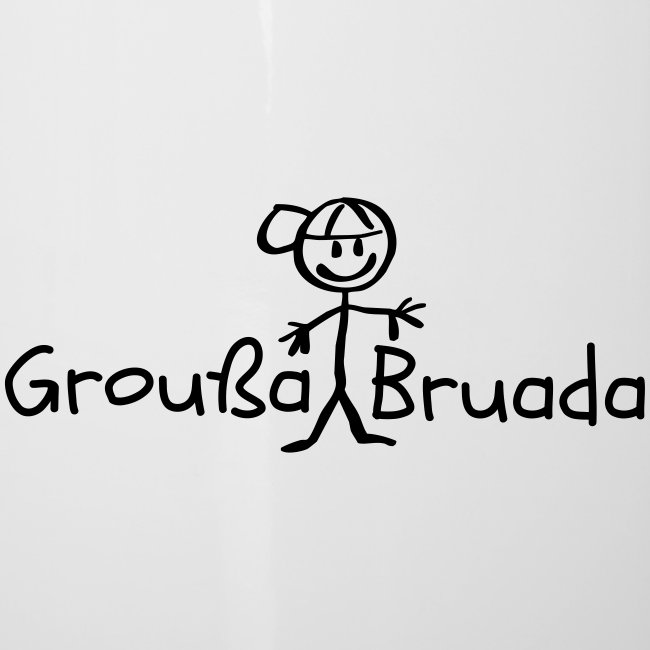 Vorschau: Groussa Bruada - Emaille-Tasse