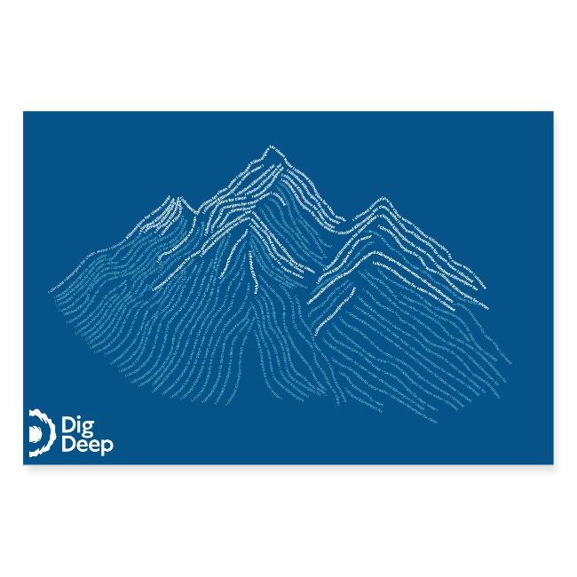I Climbed Kilimanjaro For Clean Water Poster