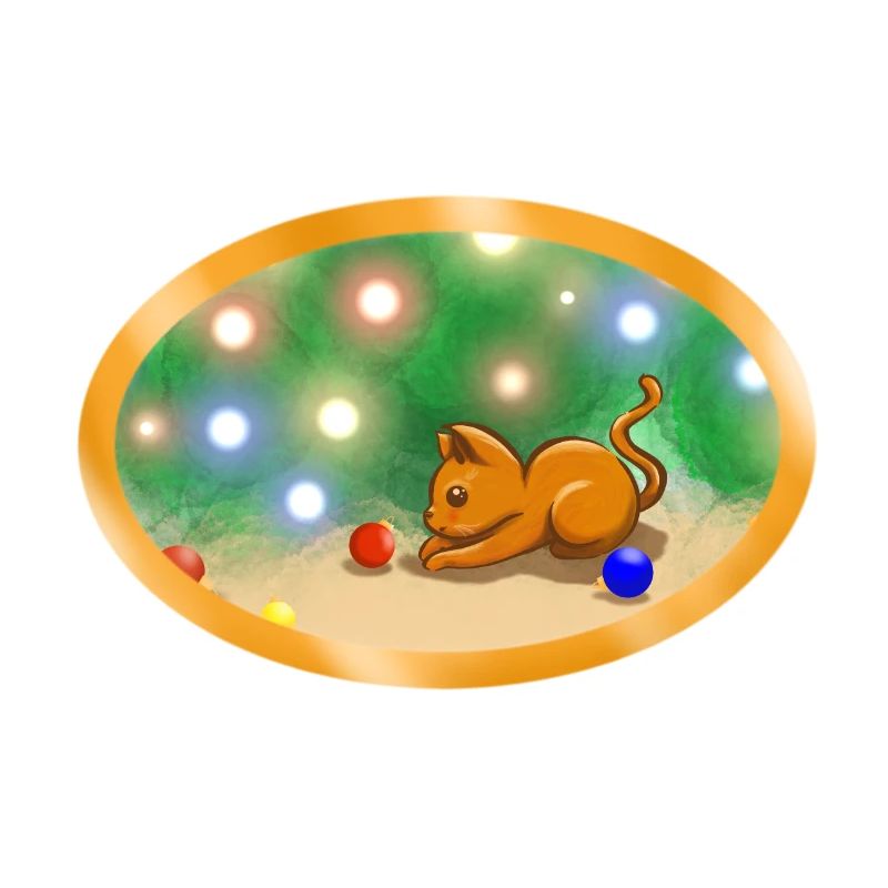 Chat de Noël