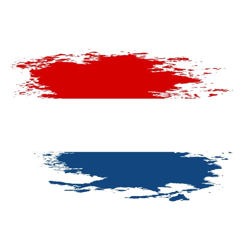Drapeau hollandais utilisé design