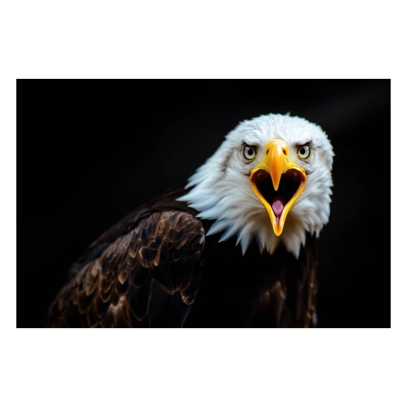 Wütender Adler Blick