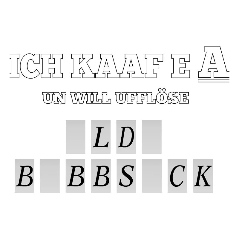 ICH KAAF E A