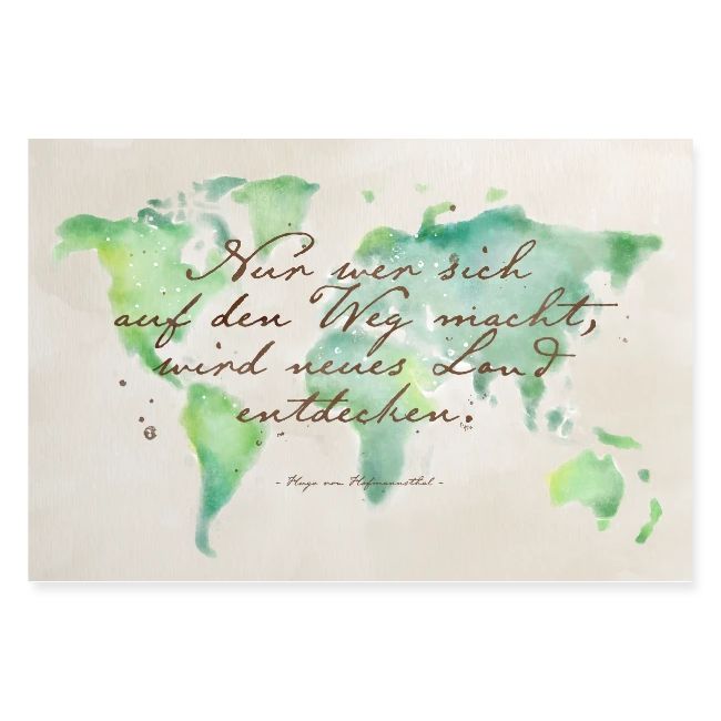 Land entdecken - POSTER