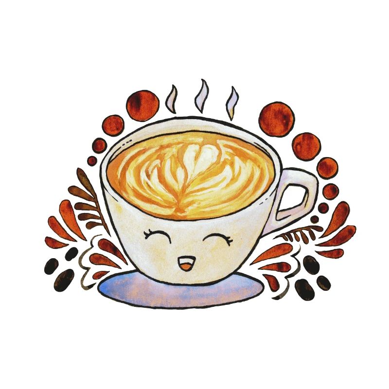 Happy Coffee Cup