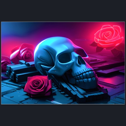 Shining Rose-Skull