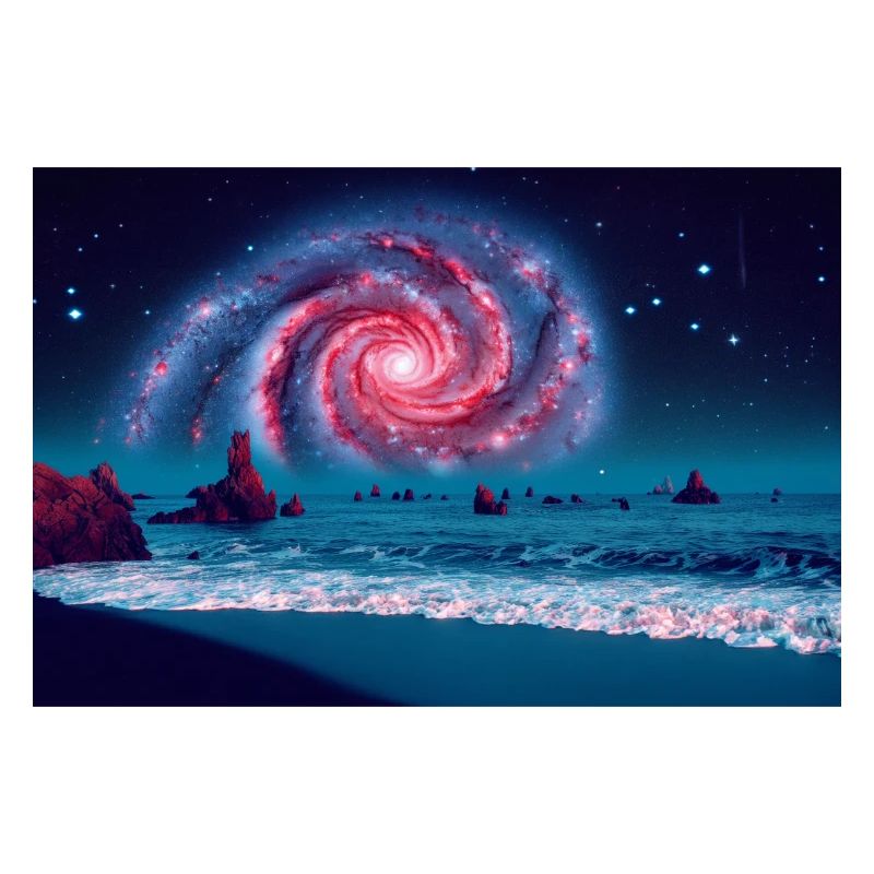 Trippy Strand With Galaxy