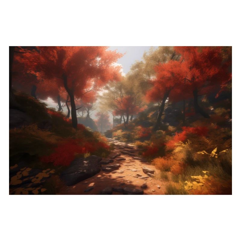 Sentier forestier d’automne