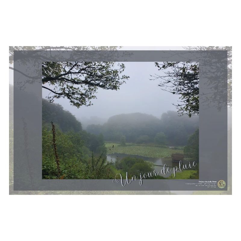 Un jour de pluie, Brest, format paysage