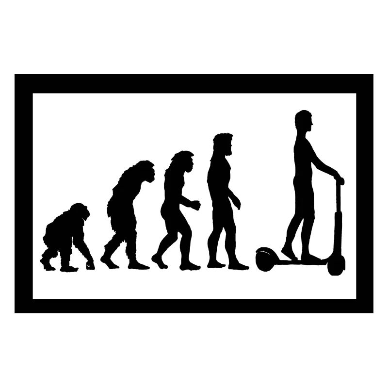 affiche de lévolution de la révolution du scooter