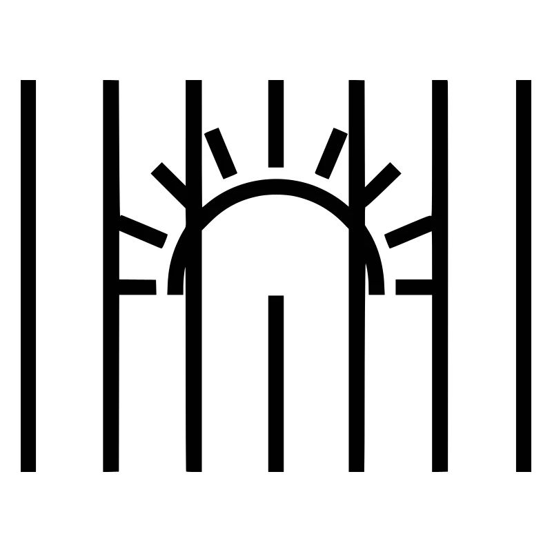 Sun Behind Bars Prison