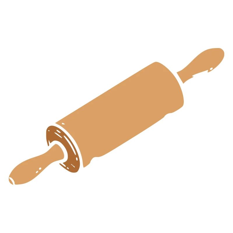 Rolling pin simple icon