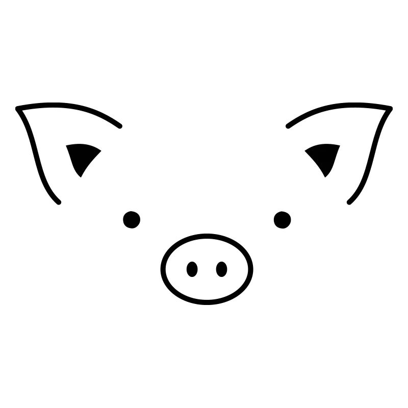Pig sow piglets