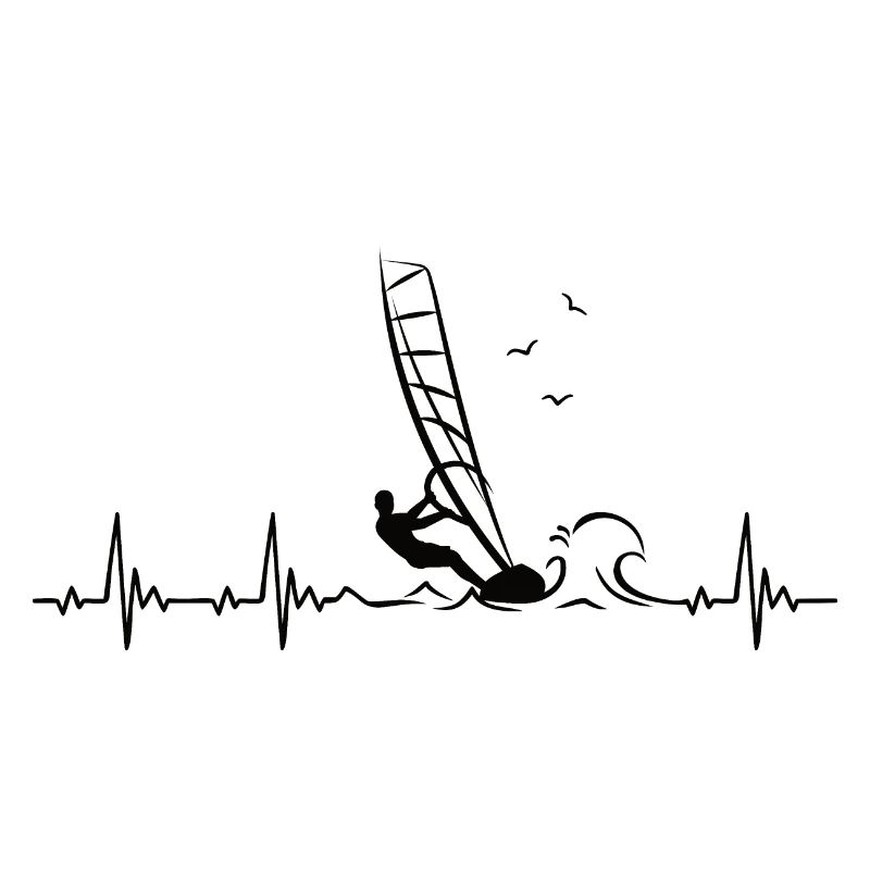 Windsurfing Heartbeat avec Windsurfer Pulse Frequency