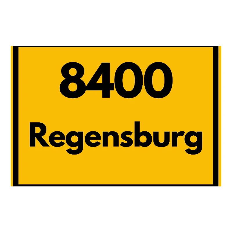 OLD POSTCODE ZIP CODE RETRO 8400 REGENSBURG