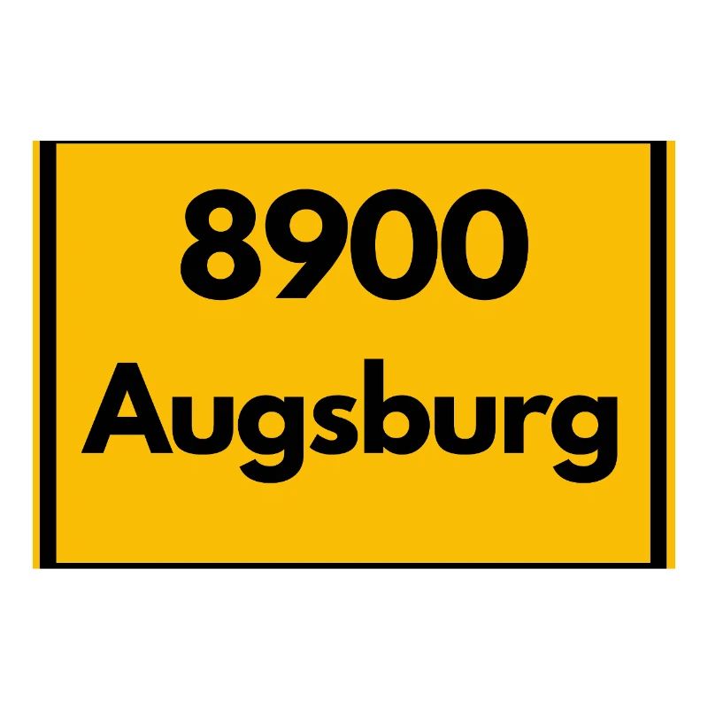OLD POSTCODE POSTCODE RETRO 8900 AUGSBURG
