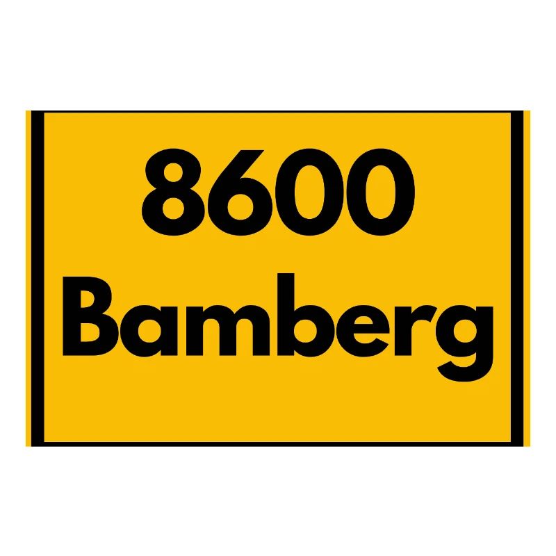 OLD POSTCODE POSTCODE RETRO 8600 BAMBERG FRANKEN