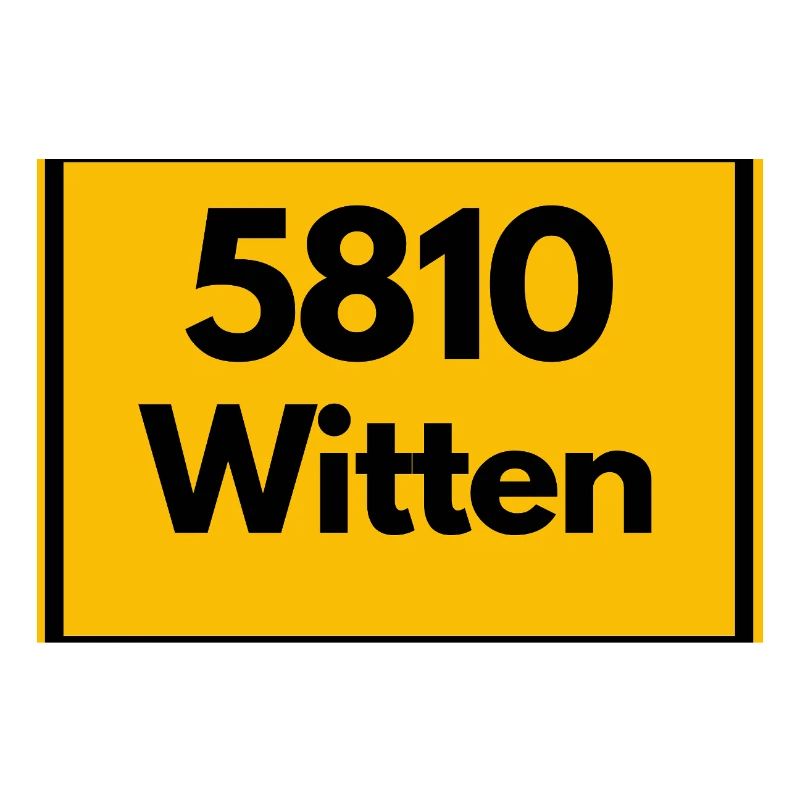 OLD POSTCODE POSTCODE RETRO 5810 WITTEN RUHRGEBIET