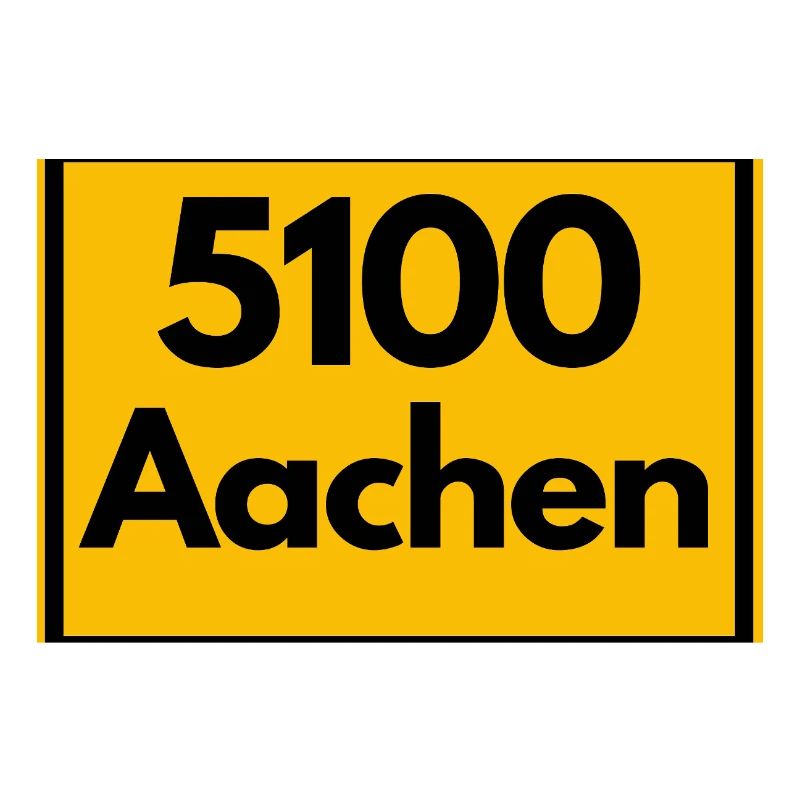 ANCIEN CODE POSTAL RETRO 5100 AACHEN DREILÄNDER