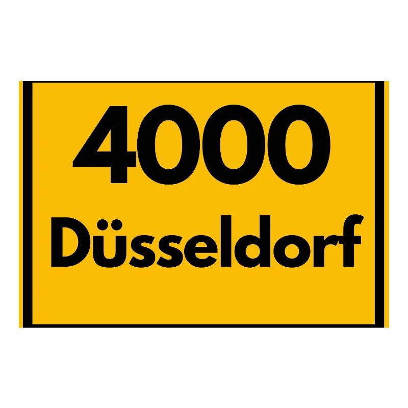 OLD POSTCODE POSTCODE RETRO 4000 DÜSSELDORF - OLD