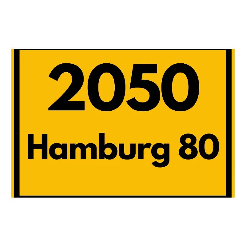 ANCIEN CODE POSTAL RETRO 2050 HAMBOURG 80 - ELBE