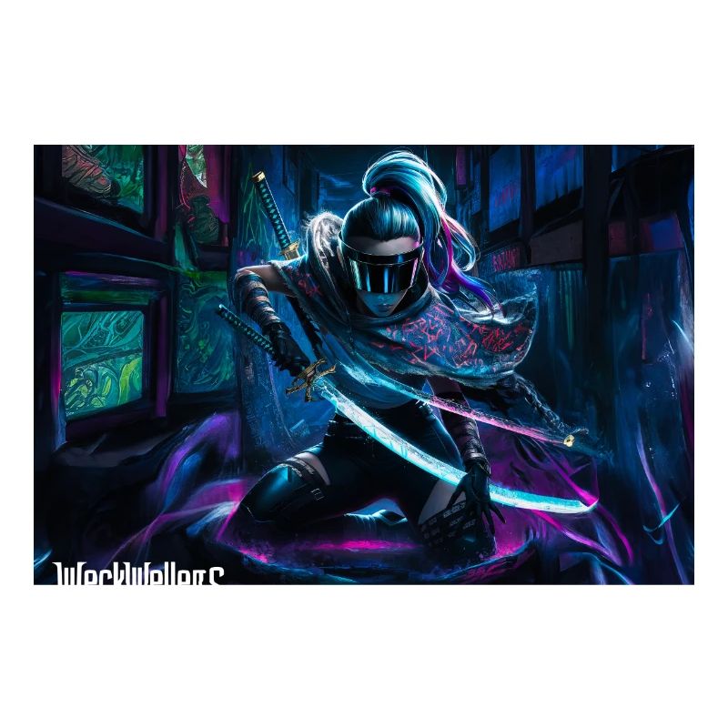 graffiti anime samurai