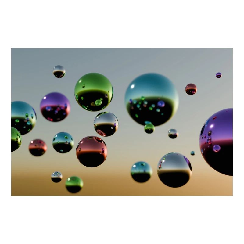 Bulle multicolore