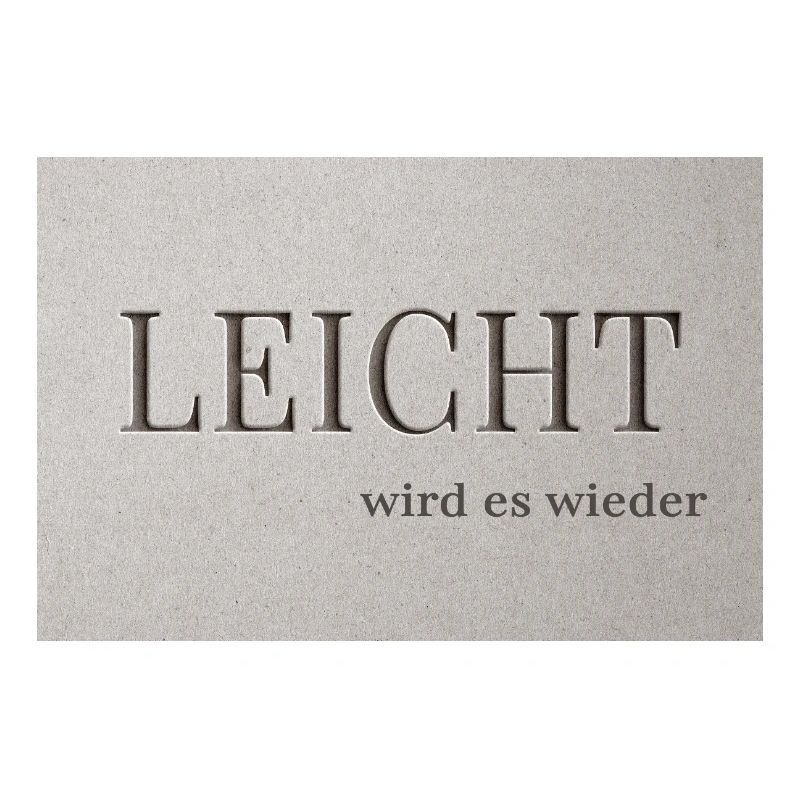 LEICHT wird es wieder