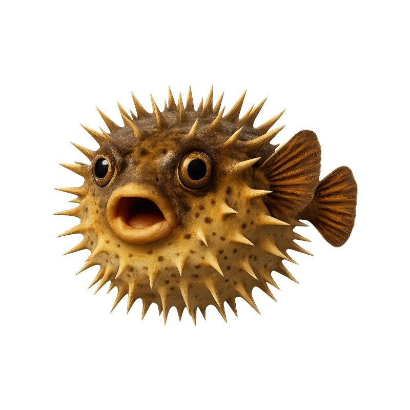 Spiny Fish Underwater Pattern